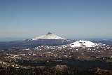 Villarrica Volcano seen from Lanin summit